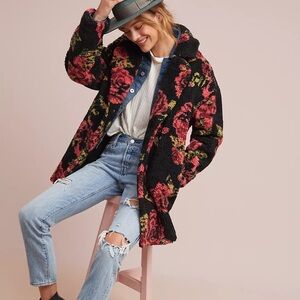 Anthropologie Olivia teddy coat